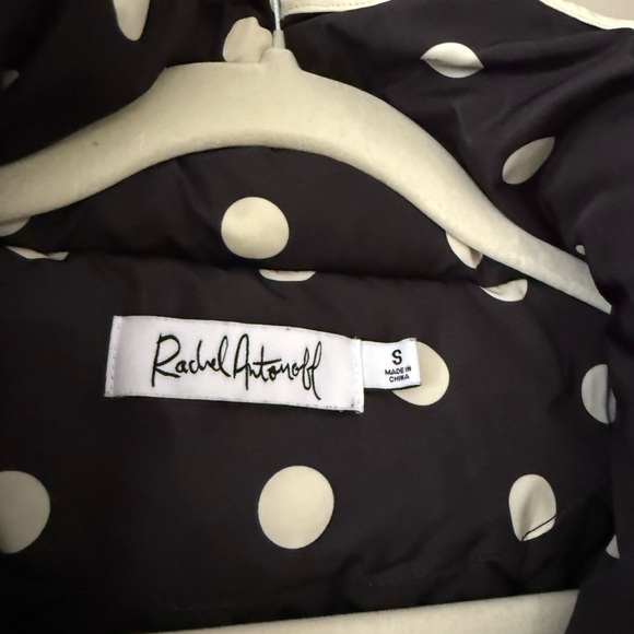 Rachel Antonoff CUPCAKE PUFFER POLKA DOT Size Small 🖤🤍 - Picture 10 of 11